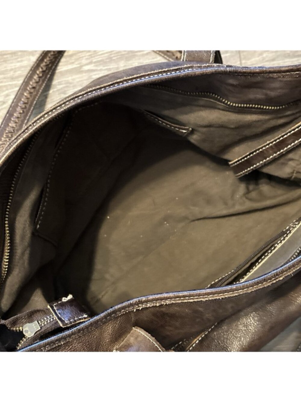 Bed Stu Custom Tote - similar to Rockaway and Stevie - Rich Brown - Picture 7 of 16